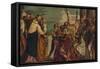 'Jesus Y El Centurio De Cafarnaun', (Jesus and the Centurion), 1571, (c1934)-Paolo Veronese-Framed Stretched Canvas