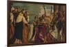 'Jesus Y El Centurio De Cafarnaun', (Jesus and the Centurion), 1571, (c1934)-Paolo Veronese-Framed Giclee Print