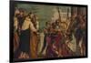 'Jesus Y El Centurio De Cafarnaun', (Jesus and the Centurion), 1571, (c1934)-Paolo Veronese-Framed Giclee Print