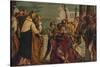 'Jesus Y El Centurio De Cafarnaun', (Jesus and the Centurion), 1571, (c1934)-Paolo Veronese-Stretched Canvas