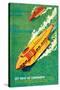 Jet-Boat of Tomorrow-James B. Settles-Stretched Canvas