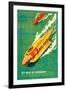 Jet-Boat of Tomorrow-James B. Settles-Framed Art Print