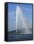 Jet D'Eau, Geneva, Switzerland, Europe-Richardson Peter-Framed Stretched Canvas