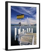 Jet d'Eau, Geneva, Switzerland-Jon Arnold-Framed Photographic Print