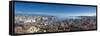 Jet D'Eau on Lake Geneva and City Skyline, Geneva, Switzerland-Jon Arnold-Framed Stretched Canvas