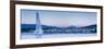 Jet D'Eau on Lake Geneva, Mont Blanc in the Distance, Geneva, Switzerland-Jon Arnold-Framed Photographic Print