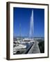 Jet D'Eau (Water Jet), Lake Geneva, Geneva, Switzerland, Europe-Stuart Black-Framed Photographic Print