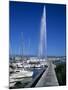 Jet D'Eau (Water Jet), Lake Geneva, Geneva, Switzerland, Europe-Stuart Black-Mounted Photographic Print