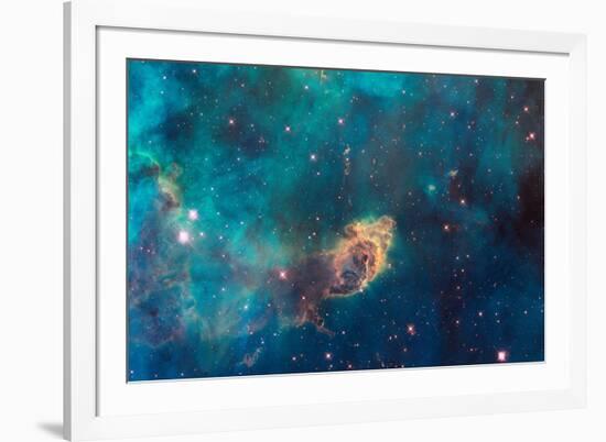 Jet in Carina WFC3 UVIS Full Field Space-null-Framed Photo