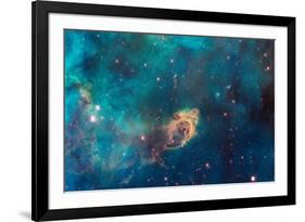 Jet in Carina WFC3 UVIS Full Field Space-null-Framed Photo