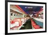 Jet Lounge, Retro-null-Framed Premium Giclee Print