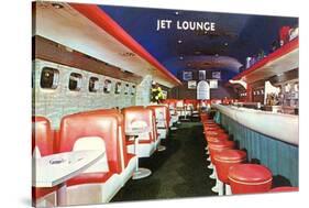 Jet Lounge, Retro-null-Stretched Canvas