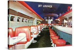 Jet Lounge, Retro-null-Stretched Canvas