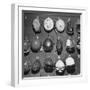 Jet Pilot Helmets and Goggles Hanging on Hooks-Charles E^ Steinheimer-Framed Photographic Print