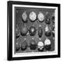 Jet Pilot Helmets and Goggles Hanging on Hooks-Charles E^ Steinheimer-Framed Photographic Print