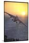 Jet Plane, A4D Skyhawk, Taking Off From USS Independence at Sunrise over Mediterranean Sea-John Dominis-Stretched Canvas