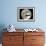 Jet Plane Passes in Front of the Full Moon Above Surfside, Florida-null-Framed Photographic Print displayed on a wall