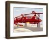 Jet-Propelled Monorail-null-Framed Art Print