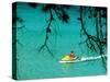 Jet Ski on the Sea at Konnos Beach, Protaras, Cypress-Petros Karadjias-Stretched Canvas