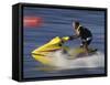 Jet Skier-null-Framed Stretched Canvas