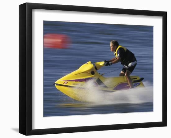 Jet Skier-null-Framed Premium Photographic Print