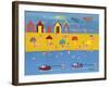 Jet Skis and Kites-Gordon Barker-Framed Giclee Print