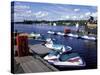 Jet Skis on Moosehead Lake, Northern Forest, Maine, USA-Jerry & Marcy Monkman-Stretched Canvas