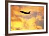 Jet Taking Off from Seatac International Airport-Paul Souders-Framed Premium Photographic Print