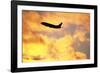 Jet Taking Off from Seatac International Airport-Paul Souders-Framed Premium Photographic Print