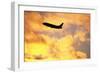 Jet Taking Off from Seatac International Airport-Paul Souders-Framed Photographic Print