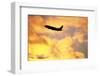 Jet Taking Off from Seatac International Airport-Paul Souders-Framed Photographic Print