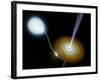 Jets of Material Shooting out from the Neutron Star in the Binary System 4U 0614+091-Stocktrek Images-Framed Photographic Print