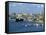 Jetties, Harbour and Skyline of the City of Cartagena in Colombia, South America-Ken Gillham-Framed Stretched Canvas