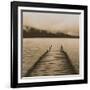 Jetty And Loch-Bill Philip-Framed Giclee Print