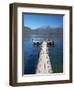 Jetty, Lake Te Anau, Fjordland, South Island, New Zealand-David Wall-Framed Photographic Print