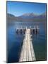 Jetty, Lake Te Anau, Fjordland, South Island, New Zealand-David Wall-Mounted Photographic Print