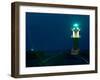 Jetty Lighthouse, Warnemunde, Germany-Russell Young-Framed Premium Photographic Print