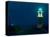 Jetty Lighthouse, Warnemunde, Germany-Russell Young-Stretched Canvas