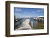 Jetty, New Plymouth, Green Turtle Cay, Abaco Islands, Bahamas, West Indies, Central America-Jane Sweeney-Framed Photographic Print