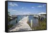 Jetty, New Plymouth, Green Turtle Cay, Abaco Islands, Bahamas, West Indies, Central America-Jane Sweeney-Framed Stretched Canvas