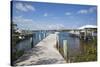 Jetty, New Plymouth, Green Turtle Cay, Abaco Islands, Bahamas, West Indies, Central America-Jane Sweeney-Stretched Canvas