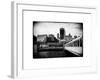 Jetty of The River Thames View with the 20 Fenchurch Street Building (The Walkie-Talkie) - London-Philippe Hugonnard-Framed Photographic Print