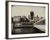 Jetty of The River Thames View with the 20 Fenchurch Street Building (The Walkie-Talkie) - London-Philippe Hugonnard-Framed Photographic Print