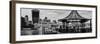 Jetty of The River Thames View with the 20 Fenchurch Street Building (The Walkie-Talkie) - London-Philippe Hugonnard-Framed Photographic Print