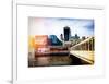 Jetty of The River Thames View with the 20 Fenchurch Street Building (The Walkie-Talkie) - London-Philippe Hugonnard-Framed Art Print