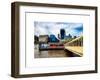 Jetty of The River Thames View with the 20 Fenchurch Street Building (The Walkie-Talkie) - London-Philippe Hugonnard-Framed Art Print