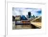 Jetty of The River Thames View with the 20 Fenchurch Street Building (The Walkie-Talkie) - London-Philippe Hugonnard-Framed Art Print