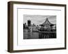 Jetty of The River Thames View with the 20 Fenchurch Street Building (The Walkie-Talkie) - London-Philippe Hugonnard-Framed Art Print