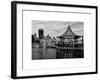 Jetty of The River Thames View with the 20 Fenchurch Street Building (The Walkie-Talkie) - London-Philippe Hugonnard-Framed Art Print