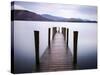 Jetty on Derwentwater, Cumbria, UK-Nadia Isakova-Stretched Canvas